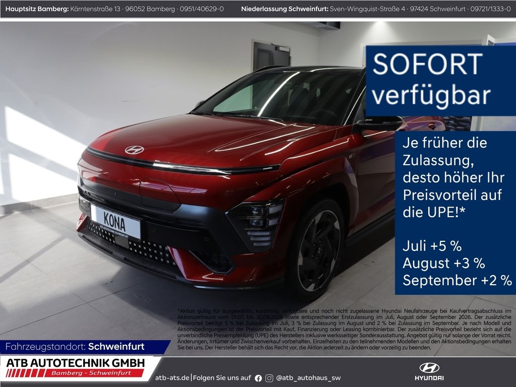 KONA Elektro N-Line X 65kWh Sitz-Komfortp., Tech