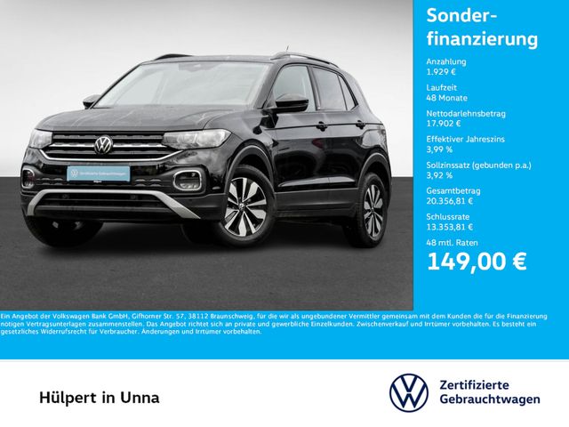 Volkswagen T-Cross 1.0 MOVE ALU NAVI SITZHEIZUNG DAB+ USB