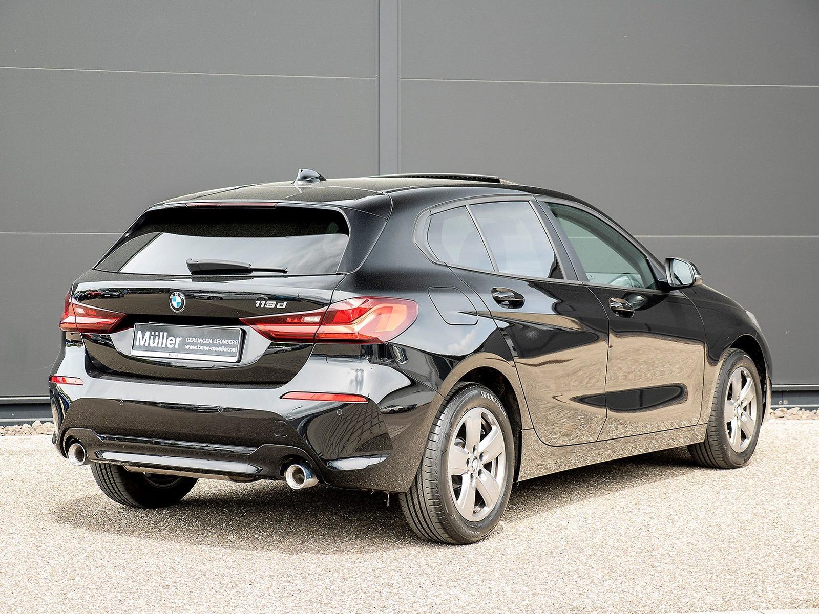 BMW 118d 5-Tür Pano-Dach LED Tempomat PDC DAB 1VB