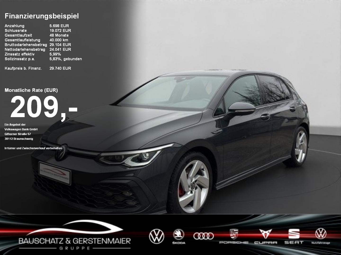 Volkswagen Golf VIII GTD 2.0 TDI DSG LED*NAVI*ACC*DCC*SZH N