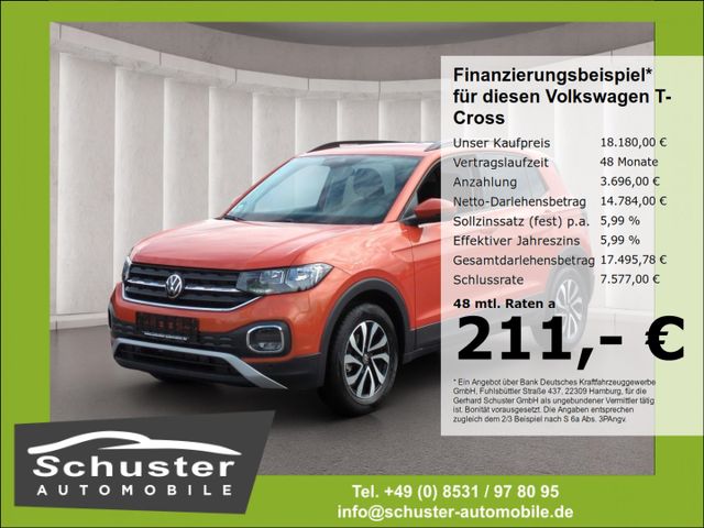 Volkswagen T-Cross ACTIVE 1.0TSI*ACC digCockp Navi VKZ-Erk