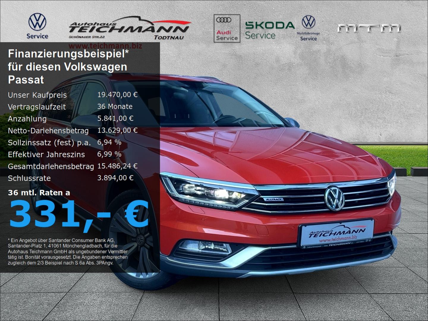 Volkswagen Passat Variant Alltrack 4Motion DSG Pano St-Heiz