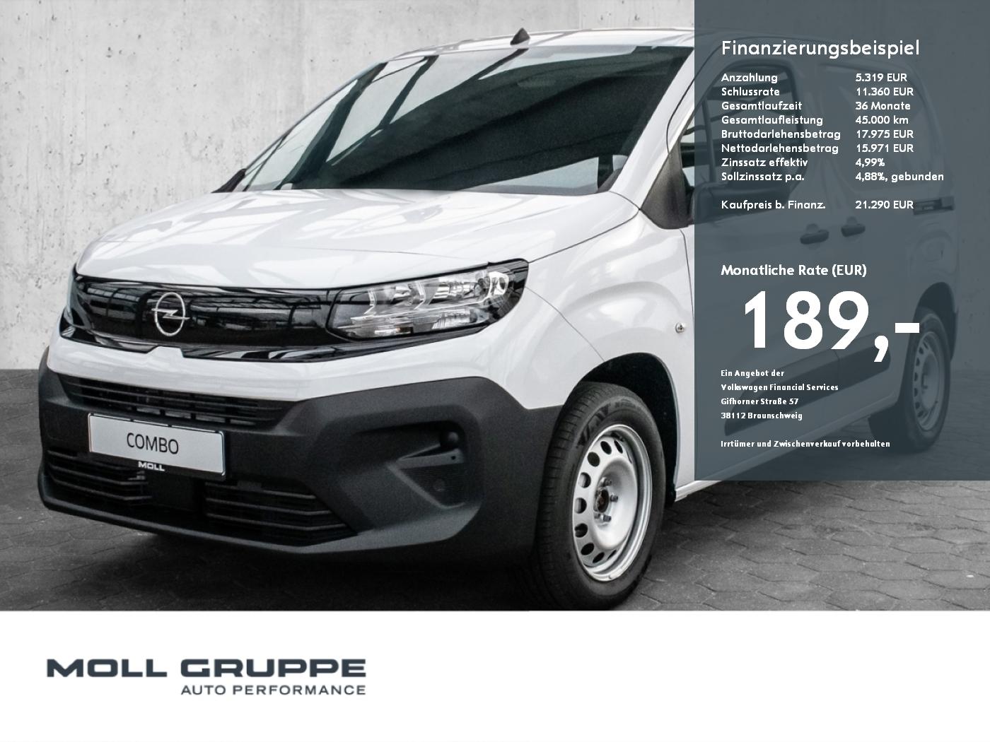 Opel Combo Cargo 1.5 Sofort verfügbar *PDC*KLIMA*DAB*