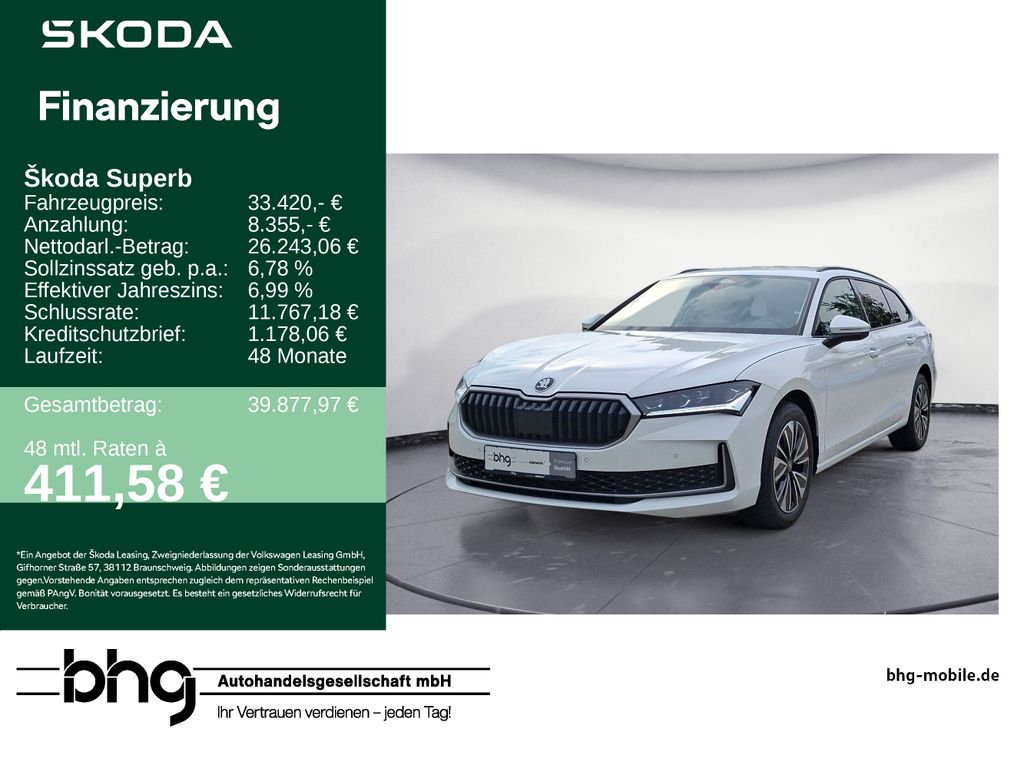Superb Combi 2.0 TDI DSG Selection