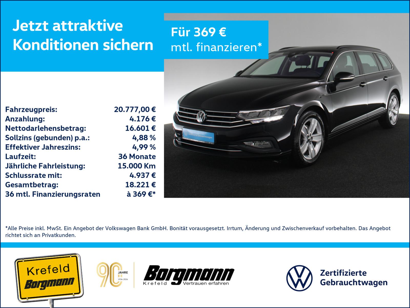 Volkswagen Passat Variant 4Motion 2.0 TDI AHK PANO LED ACC