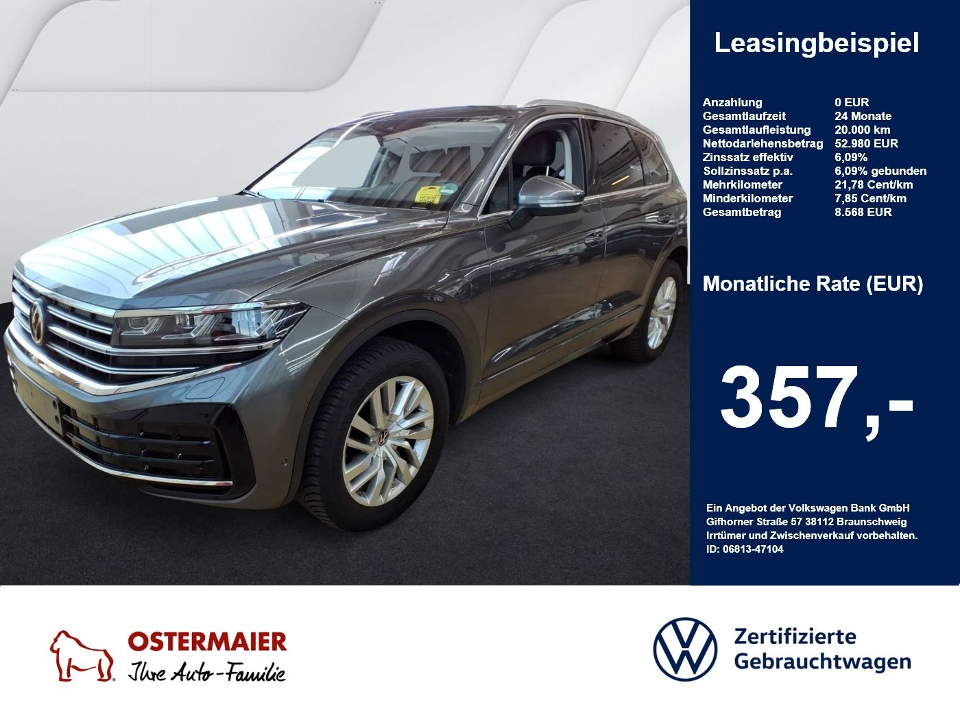 Volkswagen Touareg ELEGANCE 3.0TDI 231PS ACC.AHK.KAMERA.NAV