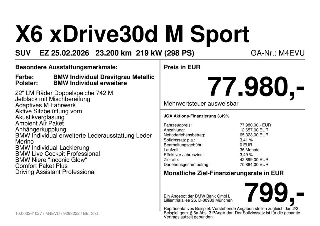 BMW X6 2026