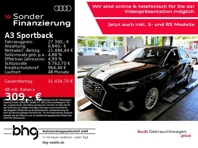 Audi A3 Sportback 35TFSI S tronic