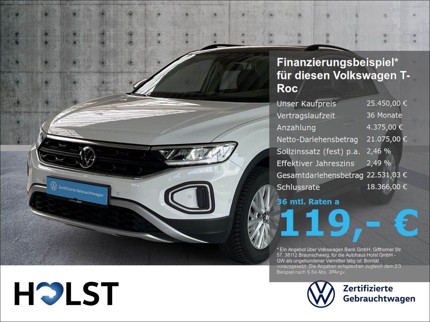 Volkswagen T-Roc 1.0TSI Life GJR RüFaKa StdHZ NAVI ACC Lenk
