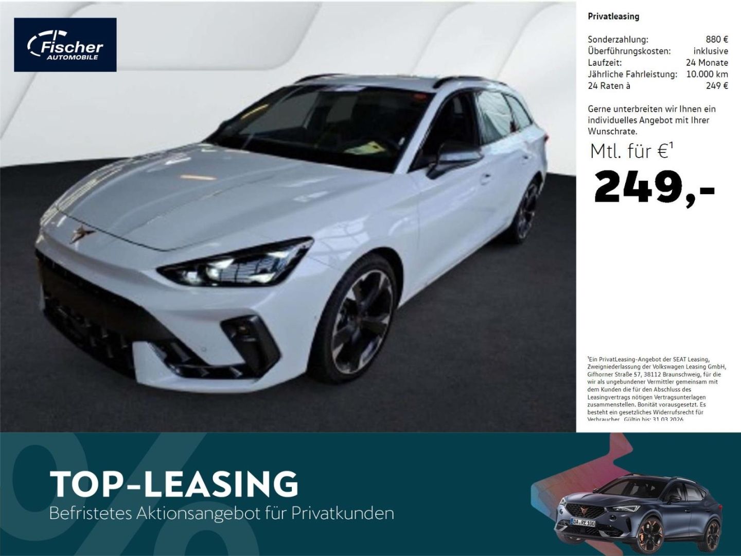 Cupra Leon Sportstourer 1.5 eTSI DSG NAV/Vorb.AHK/RFK