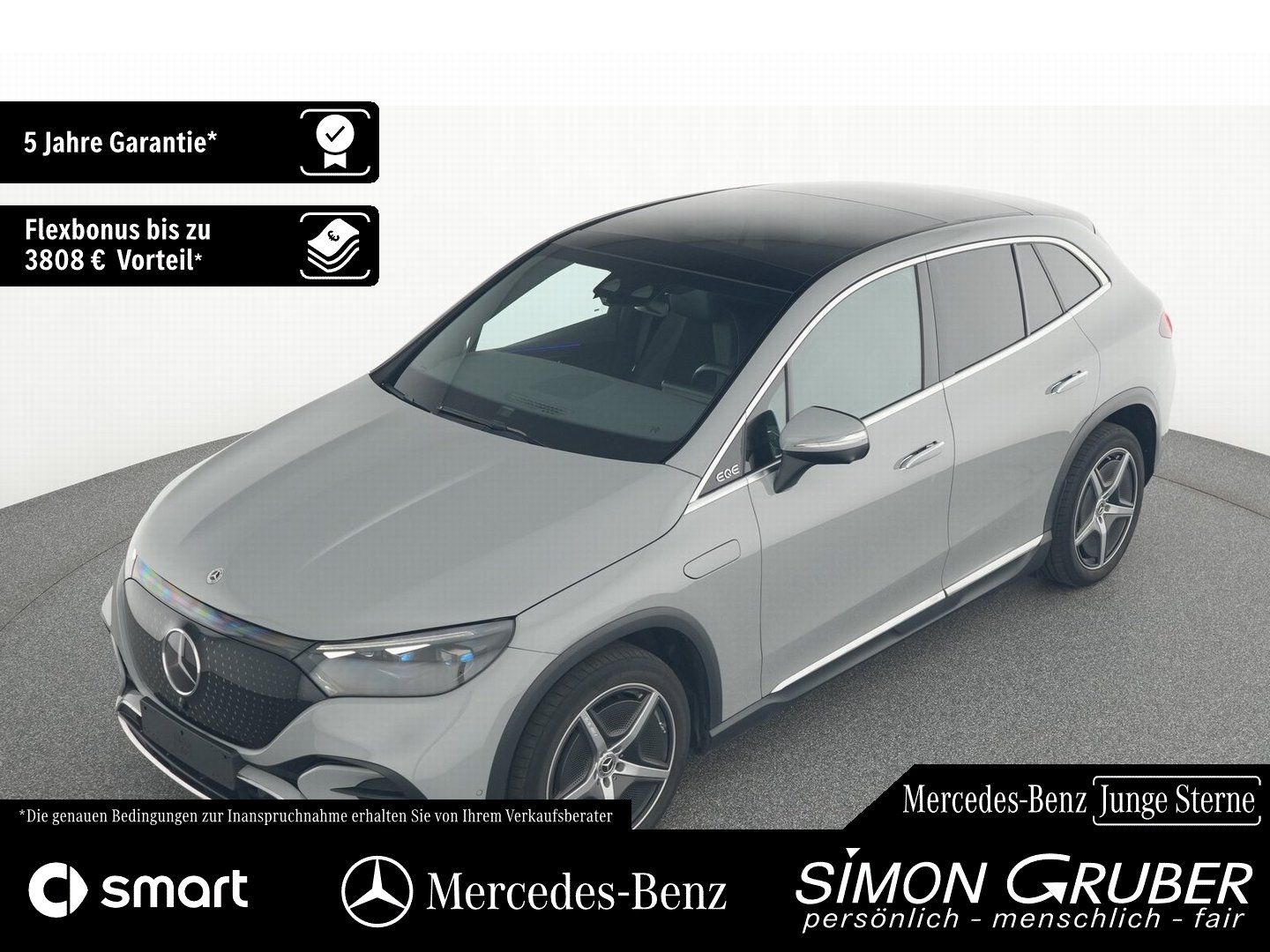 Fahrzeugabbildung Mercedes-Benz EQE 350 4M SUV AMG Pano Airmatic DigiLight 360