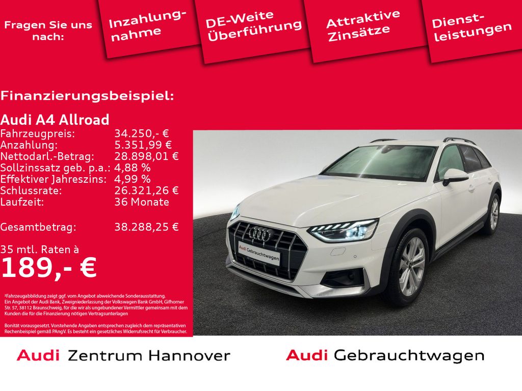 A4 allroad quattro 40 TDI Kamera AHK Navi virtua