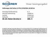 Volkswagen Golf VIII ACTIVE  2.0 TDI DSG IQ.LIGHT REAR VIEW - Volkswagen Golf: R TDI
