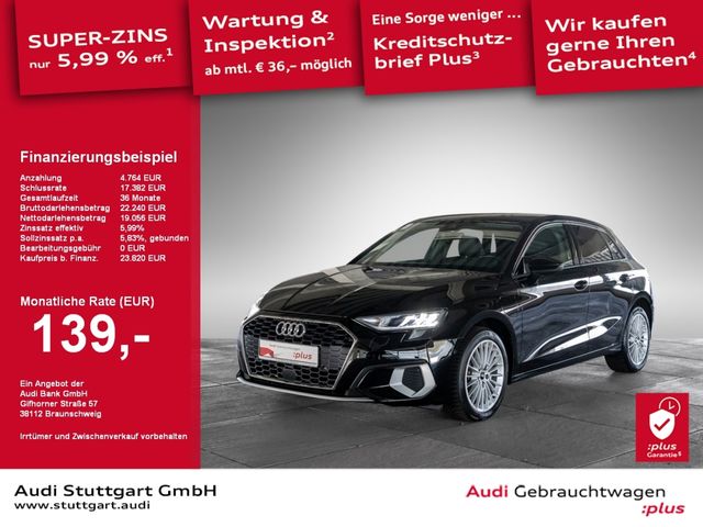 Audi A3 Sportback 40 TFSI e advanced LED Keyless VC