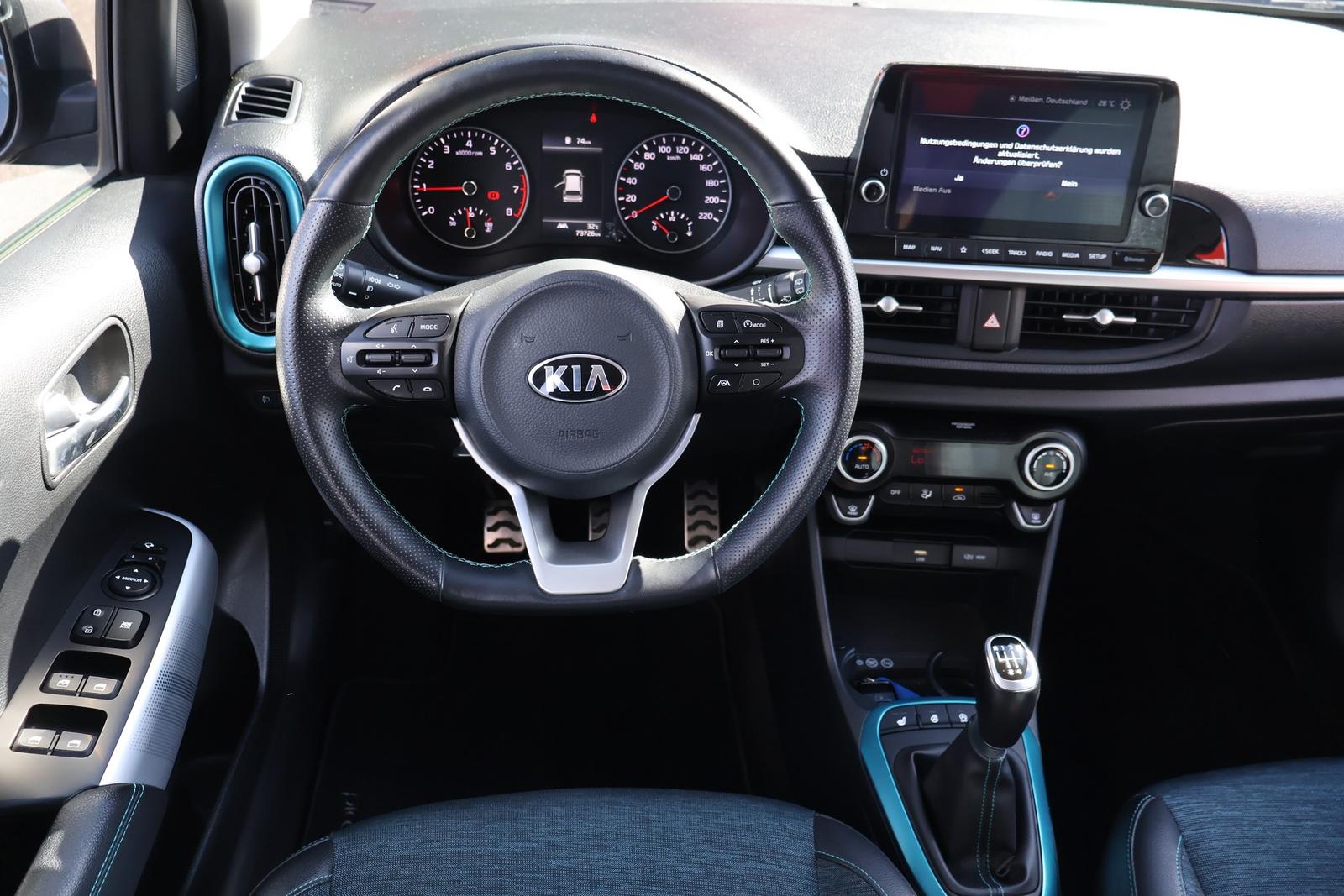 Kia Picanto 1.0 T-GDI X-Line Klimaaut. Navi Tempomat, миниатюра 12