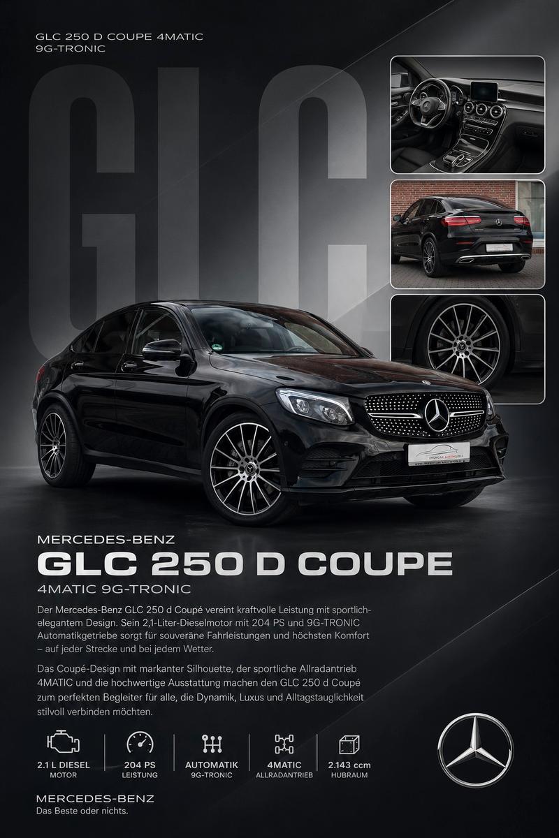 Mercedes-Benz GLC 250d 4Matic Coupe AMG*AIR*NIGHT*ILS*360*STHZ