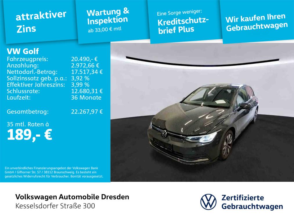 Volkswagen Golf VIII 1.0 TSI Move LED PDC Sitzhzg., миниатюра 25