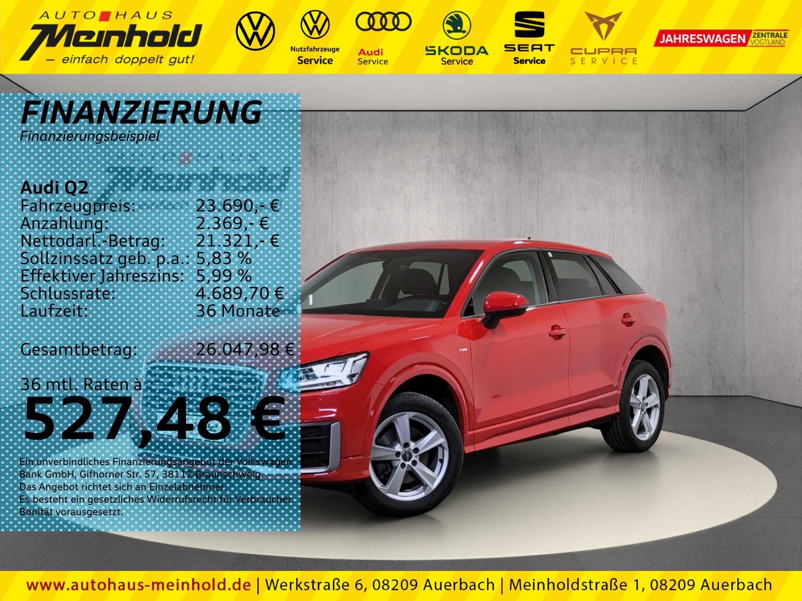 Audi Q2 40 TFSI quattro S tronic S-Line, el. Klappe