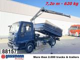 Iveco EuroCargo ML80E19 4x2 mit Kran Hiab XS055B-2 - Gebraucht Kran, stationär Hiab