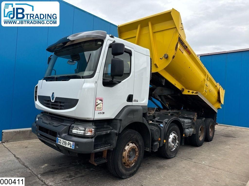 Renault Kerax 480 Dxi 8x4, EURO 5, Steel suspension, Hyd