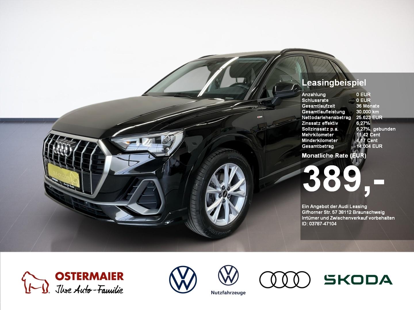Audi Q3 S-LINE 35TFSI 150PS S-TRONIC ACC.NAVI+VC.2xPD