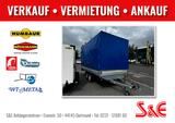 Humbaur Hochlader Planenanhänger 2m LH. HT254118 2500 kg - Gebraucht Planenanhänger
