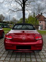 Mercedes-Benz C180 Cabriolet AMG Line - Mercedes-Benz: Rot, Metallic, 180