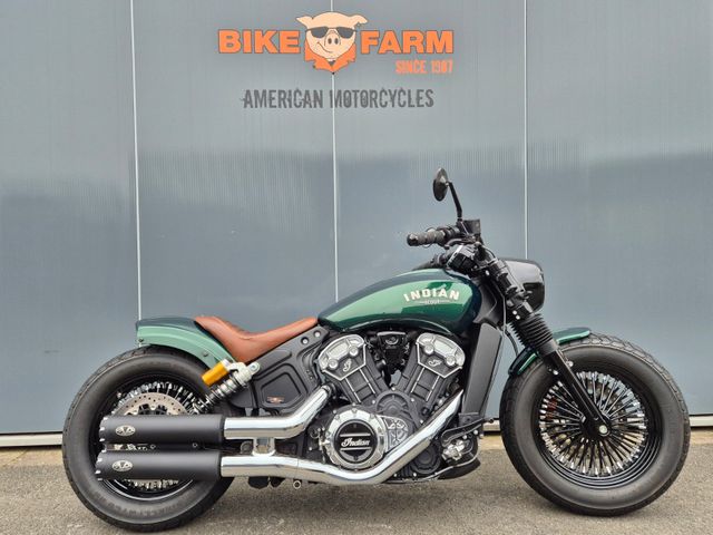 Indian SCOUT  ->GREEN ARROW<-   CUSTOM CHROME