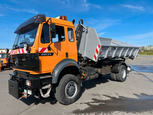 Mercedes-Benz SK 2031 4x4 Winterdienst - Atlas 3- Seitenabroll