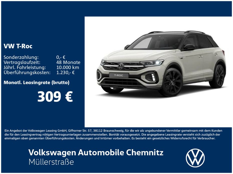 Volkswagen T-Roc R-Line 1.5 DSG *Zulassung bis 30.10.2024!*