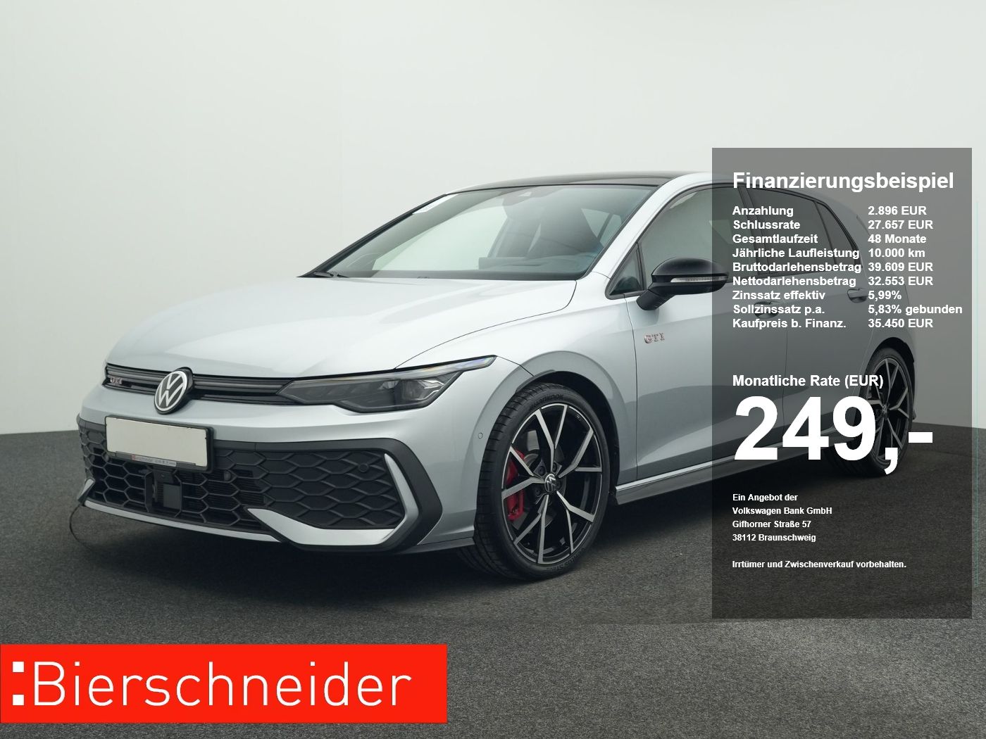 Volkswagen Golf 8 2.0 TSI DSG GTI IQ.LIGHT NAVI PANORAMA AR