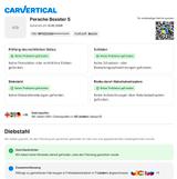 Porsche Boxster S (987) Facelift | CarVertical Top - Porsche Boxster: Cabrio