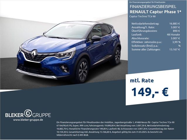 Renault CAPTUR Phase 1 Captur Techno TCe 90