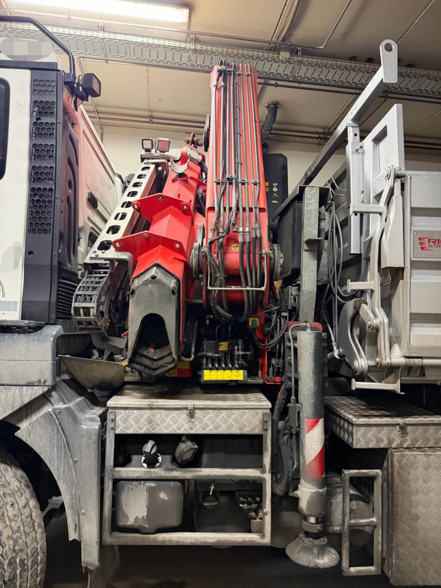 MAN TGS 28.480 4X4 NACHLAUFACHSE FASSI 365 FRONTKRAN