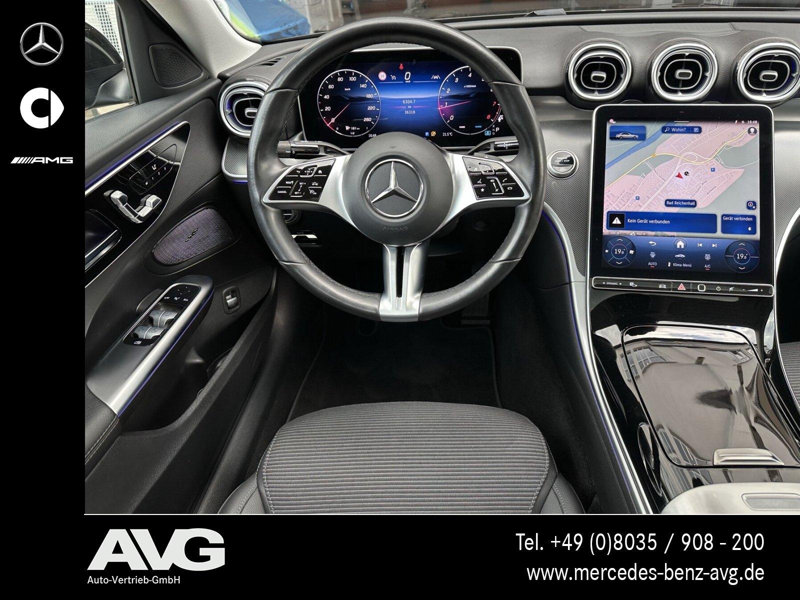 Mercedes-Benz C-Class Avantgarde Advanced+ Panorama LED Memory, миниатюра 12