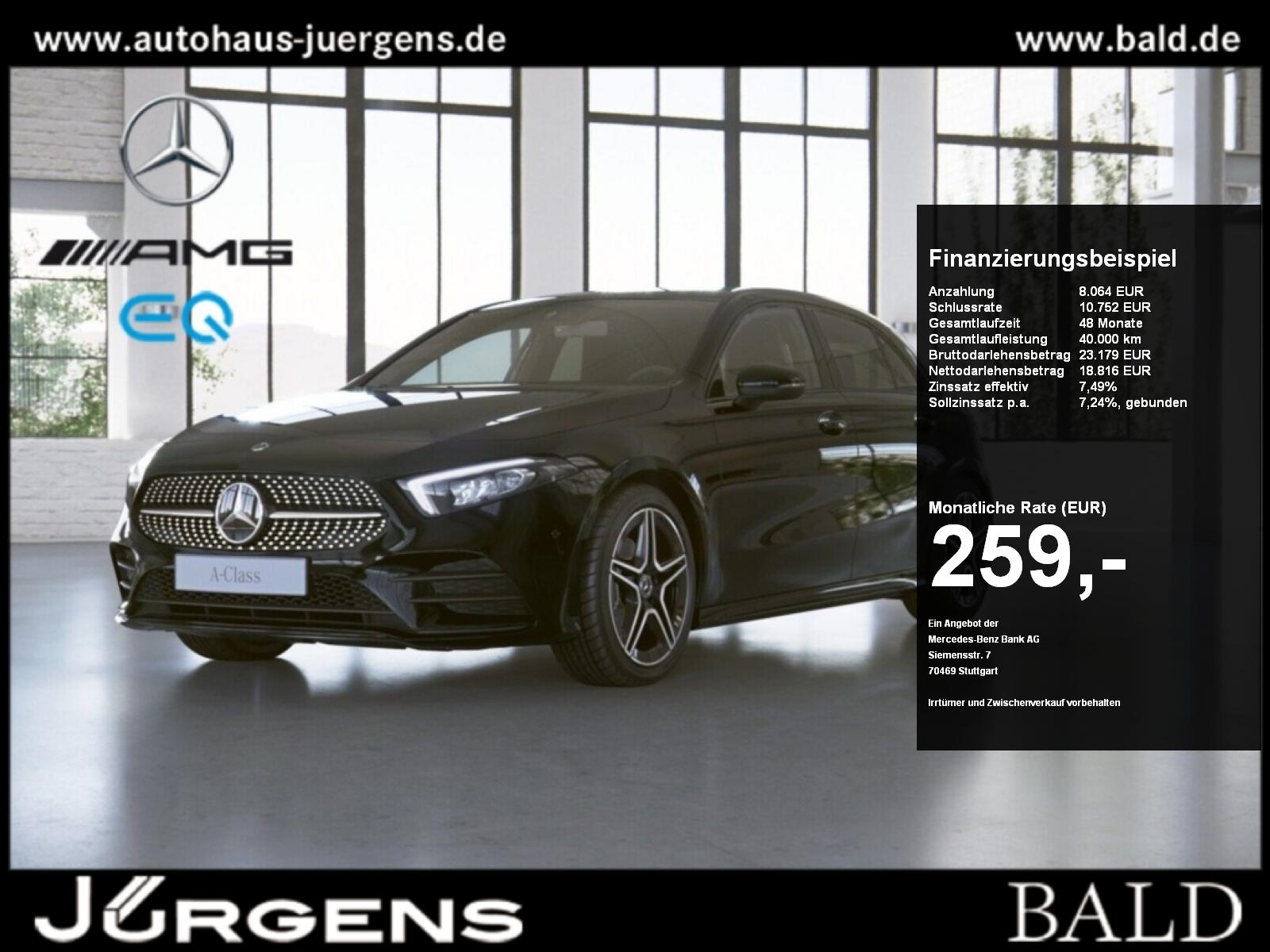Mercedes-Benz A 180 AMG-Sport/LED/Cam/Night/Ambiente/SHZ/18'