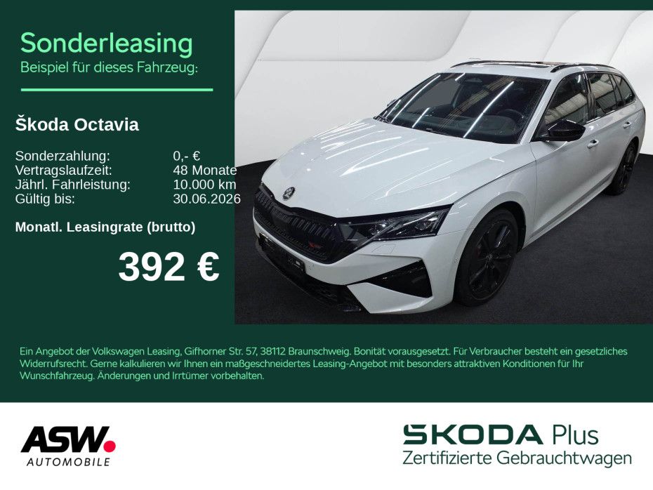 Skoda Octavia RS Combi 2.0TSI DSG 360° PANO Stdhzg AHK
