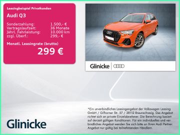 Audi Q3 SUV S line 35 TFSI S tr AHK/Matrix/ACC/Nav/19