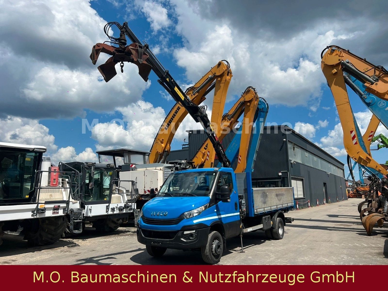 Fahrzeugabbildung Iveco Daily 70C18 / Kipper+Kran Hiab 044 D-2/