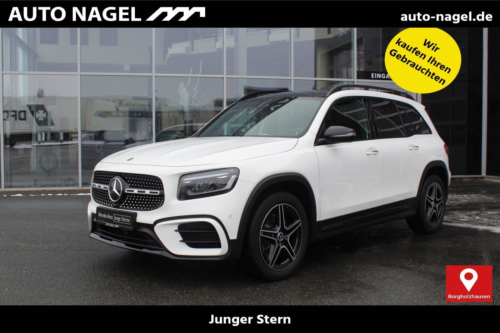 MERCEDES-BENZ GLB 220 4M AMG AHK+PANO+NIGHT+LED+KAMERA+TOTWINK