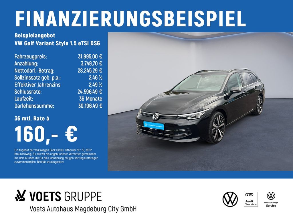 Golf Variant Style 1.5 eTSI DSG PANO+RearView+SH