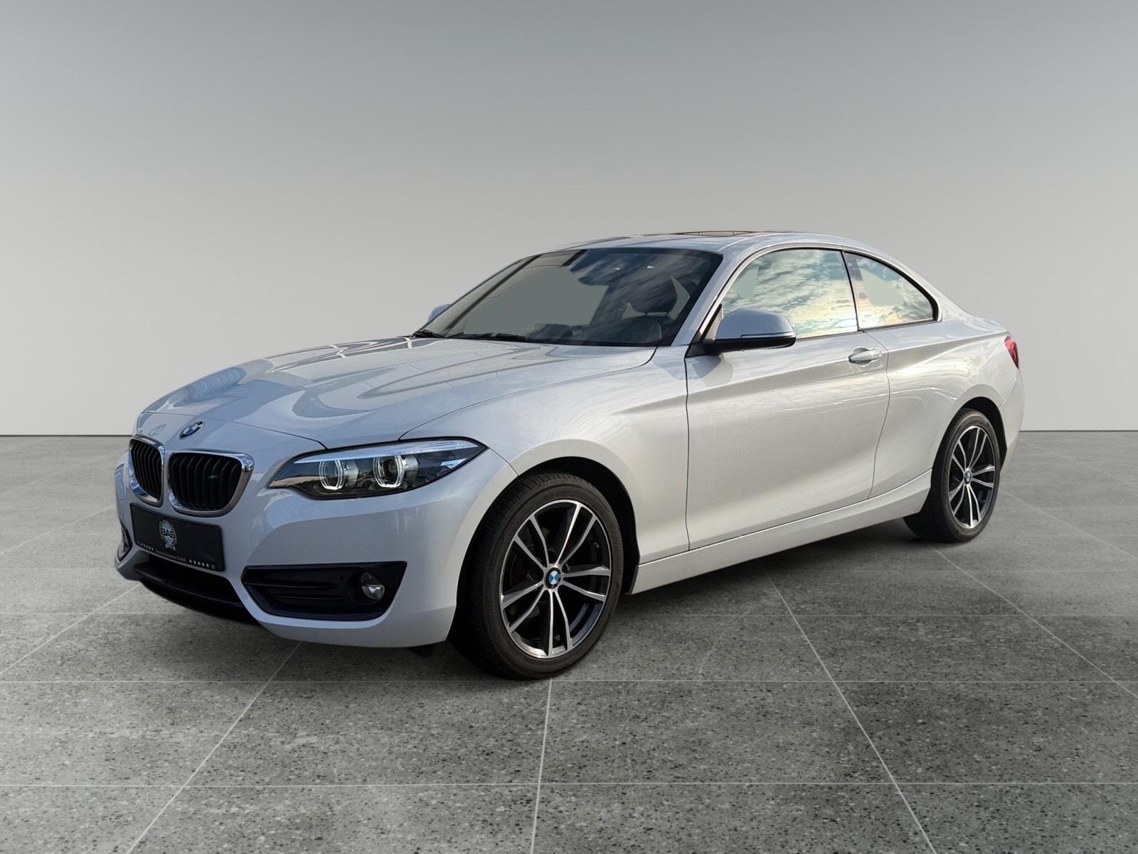 BMW 2 Coupe 218 d Sport Line Navi LED SHZ TÜV SERV.
