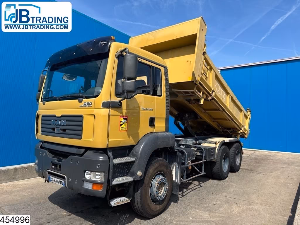 MAN TGA 26 350 6x4, Steel suspension, Manual, Hub re