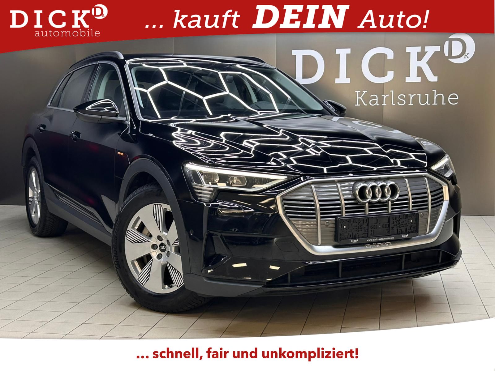 AUDI e-tron 55 Quatt LEDER+MEMO+NAVI+LED SHZ+KAM+ACC+