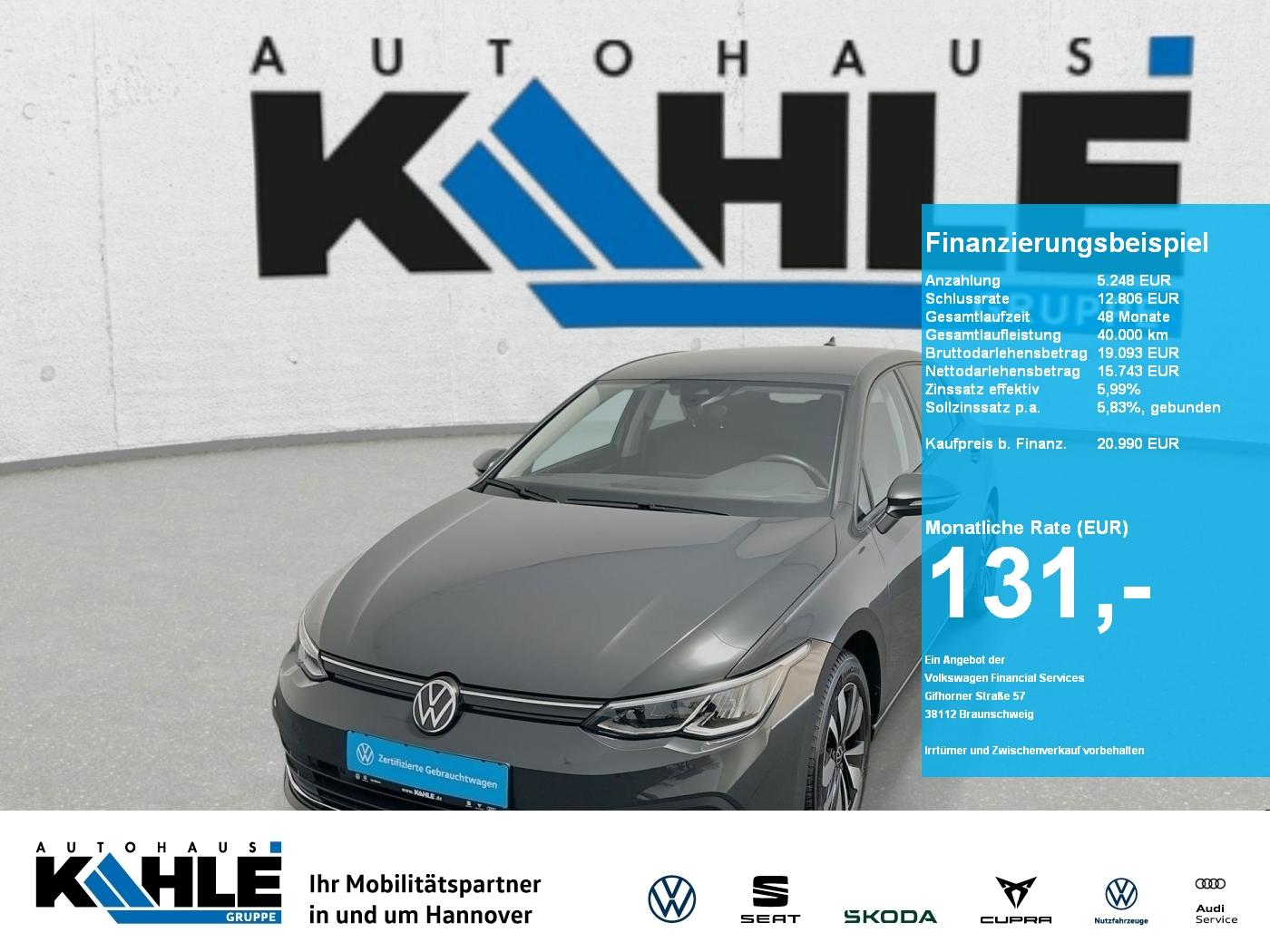 Volkswagen Golf 1.0 TSI Move CarPlay LED Sitzh Klimaaut.