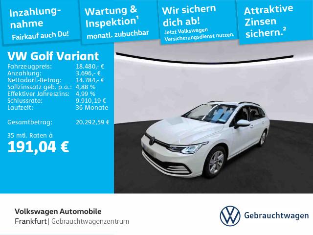 Volkswagen Golf VIII Variant 2.0 TDI Life LED LaneAssist