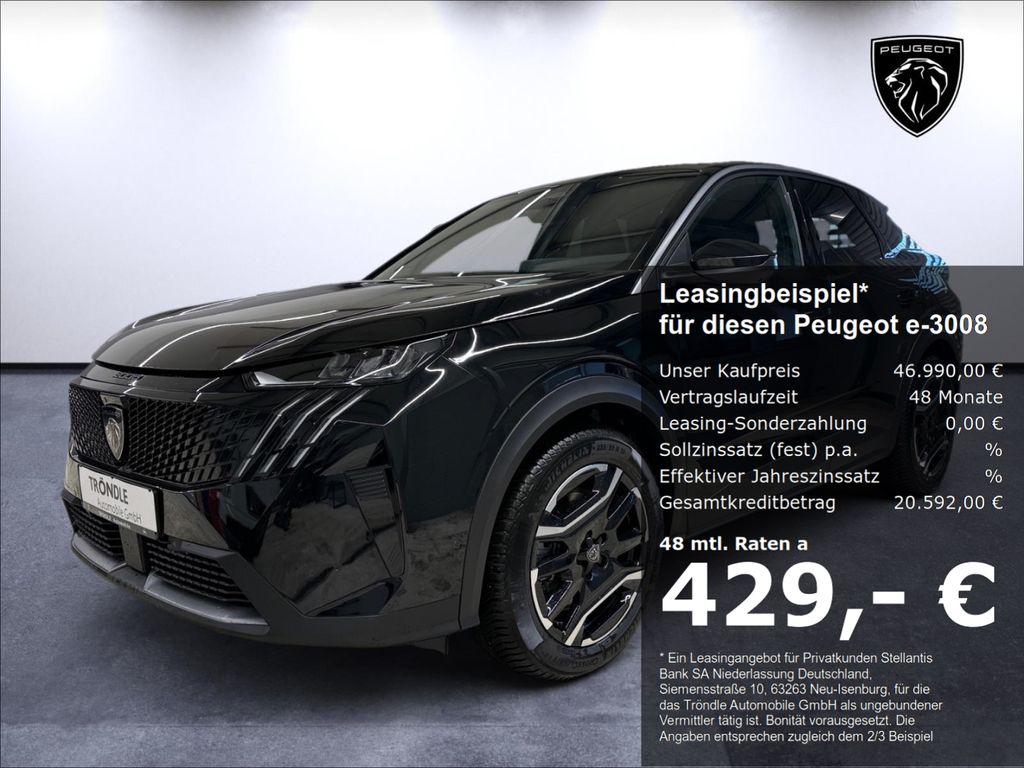 Peugeot e-3008 Allure Business Elektro Navi Digitales Co