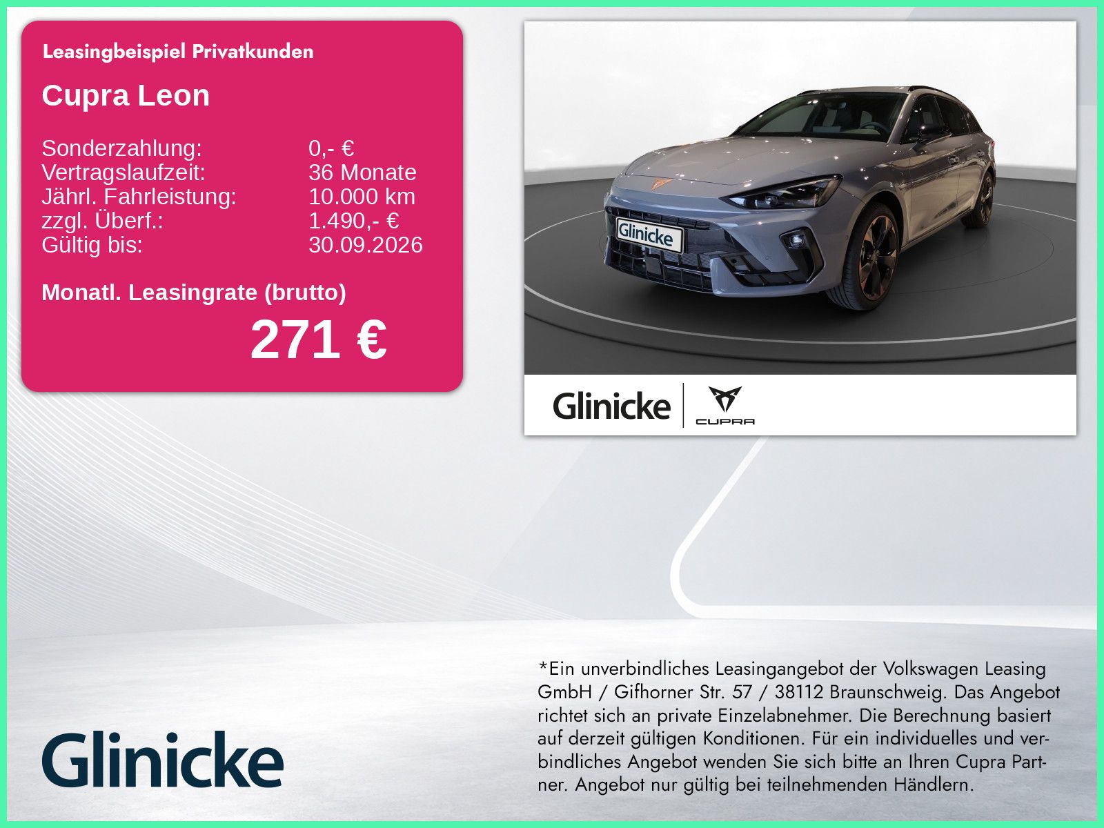 Cupra Leon Sportstourer 1.5 eTSI DSG Matrix Edge