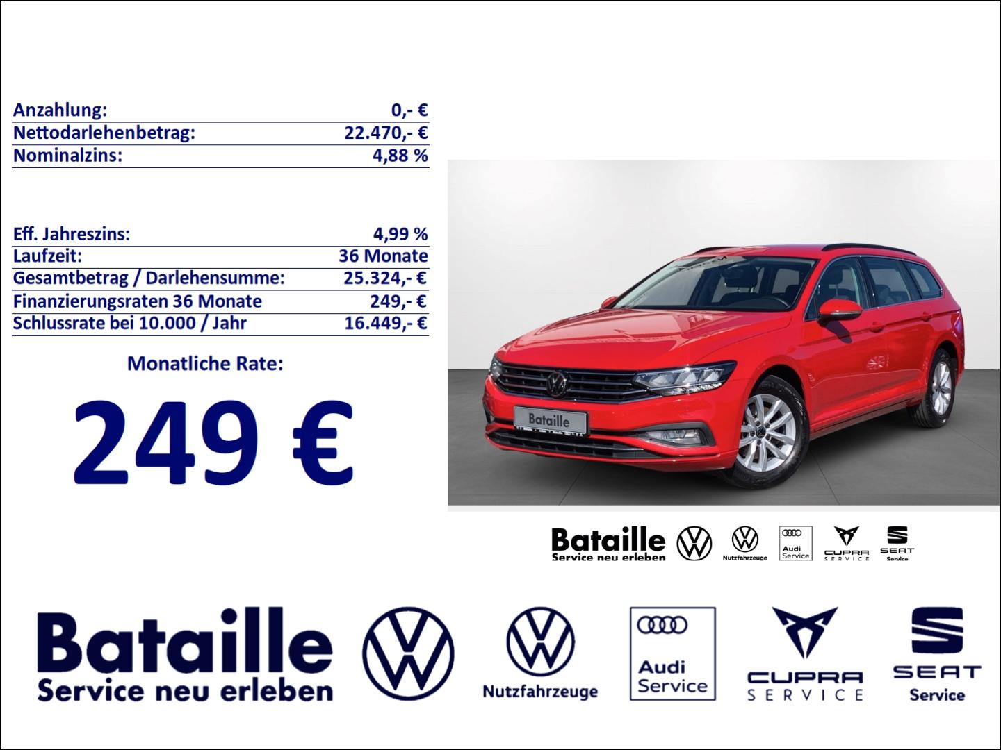 Volkswagen Passat Variant 2.0 TDI Business AHK Navi Kamera