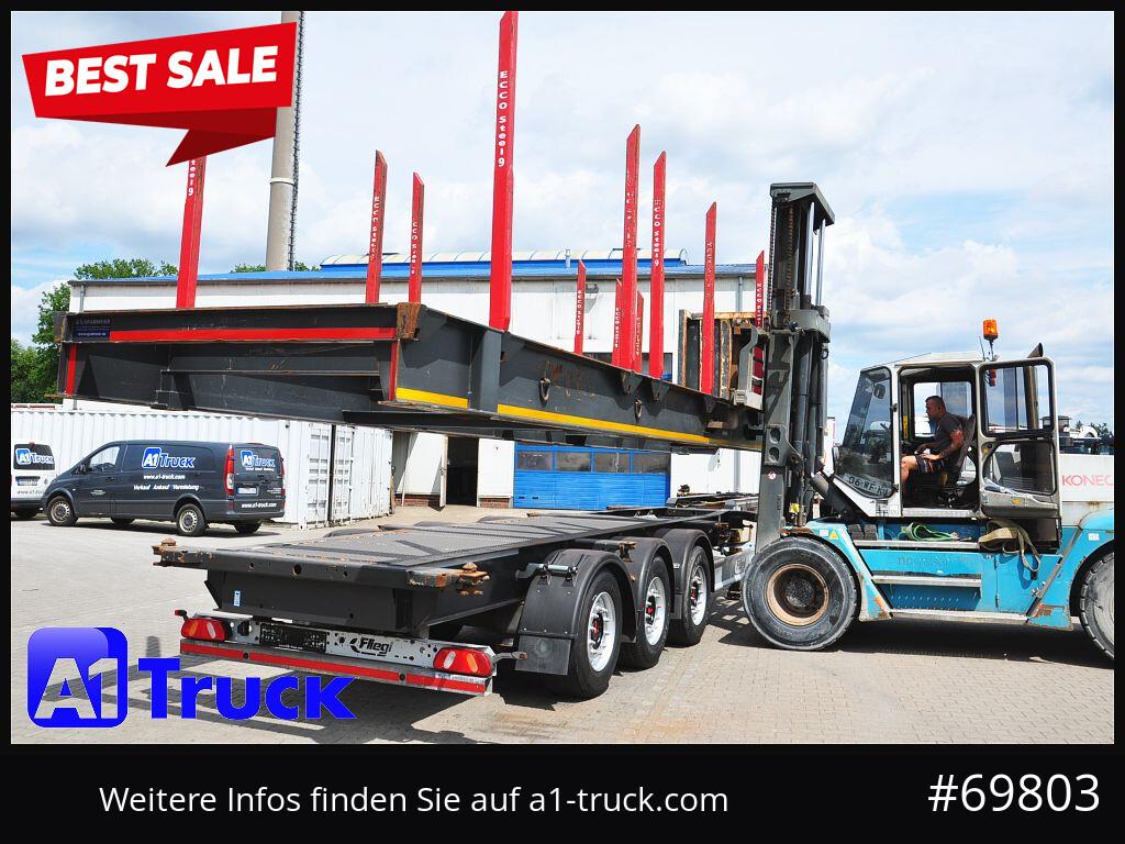 Fliegl SDS01, Langholz, Containeraufbau, Liftachse,  